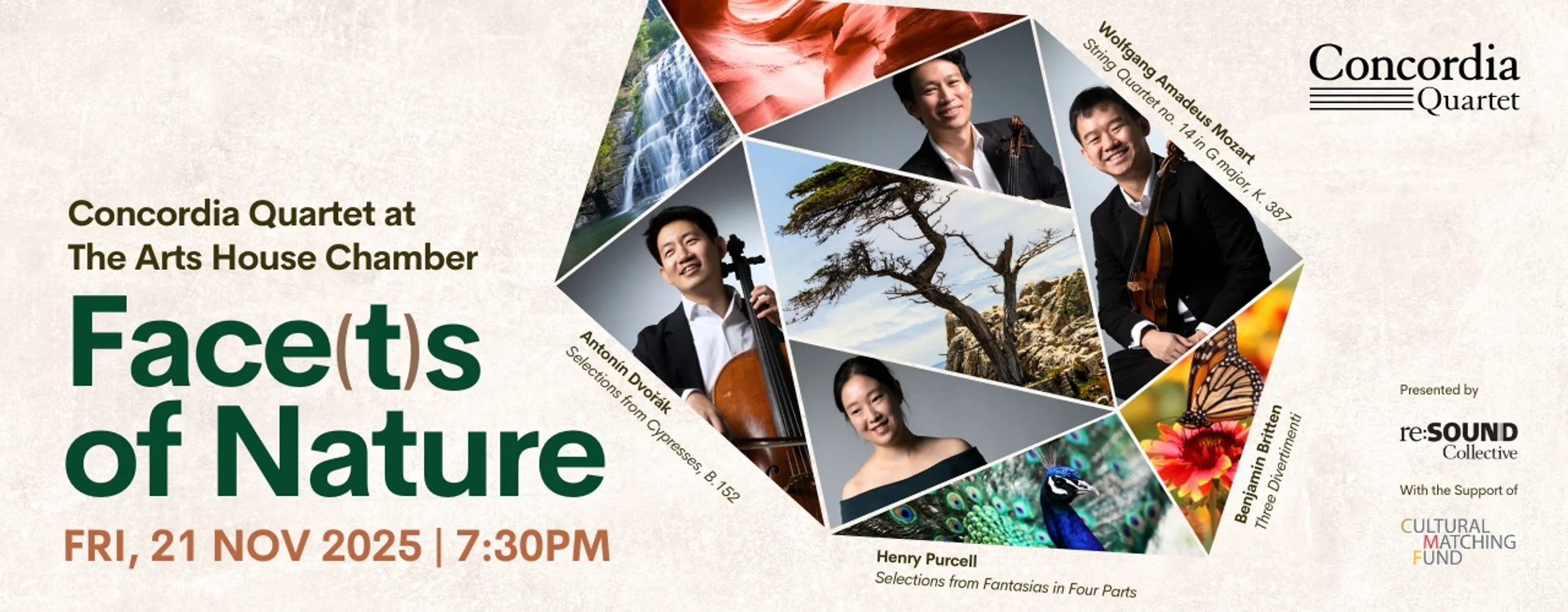 Face(t)s of Nature by Concordia Quartet