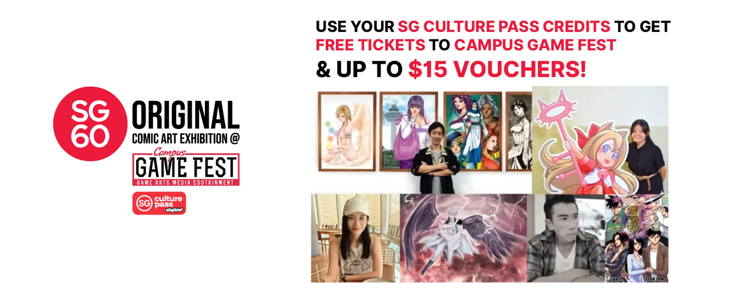 SG60 Original Comic Art Exhibition @ Campus Game Fest