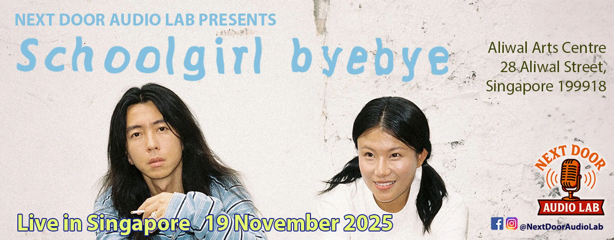 SCHOOLGIRL BYEBYE (CHN) - Asia Tour 2025, Live in Singapore