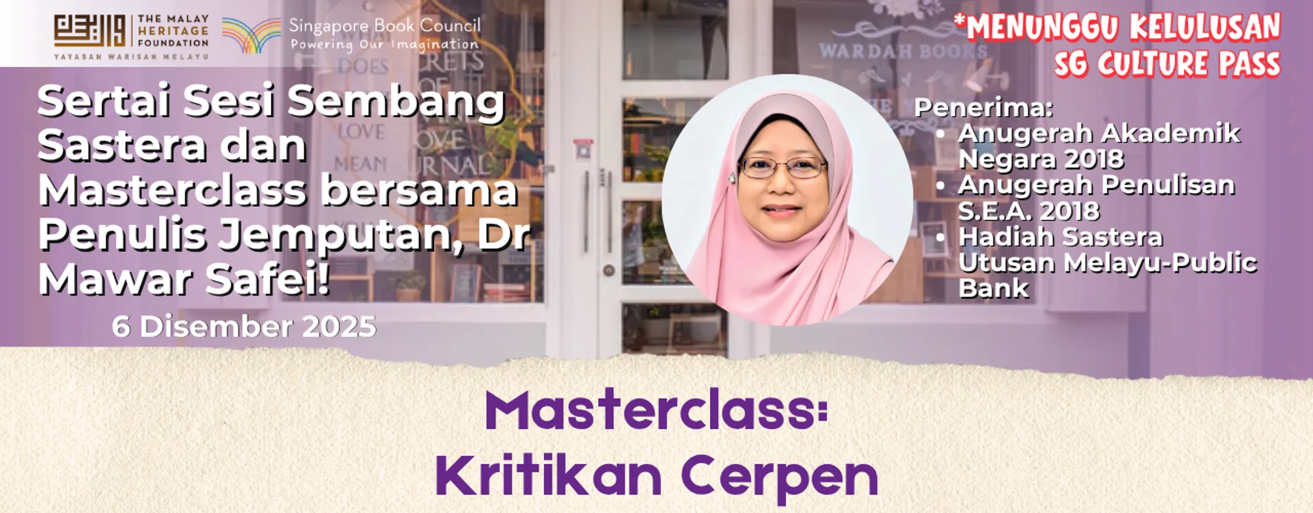 Masterclass Kritikan Cerpen / Masterclass: Critique of Short Story