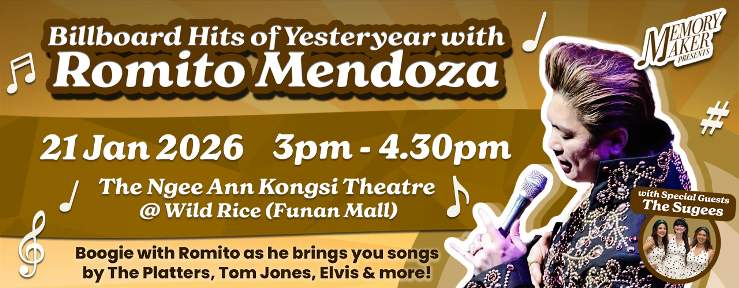 Billboard Hits of Yesteryear with Romito Mendoza