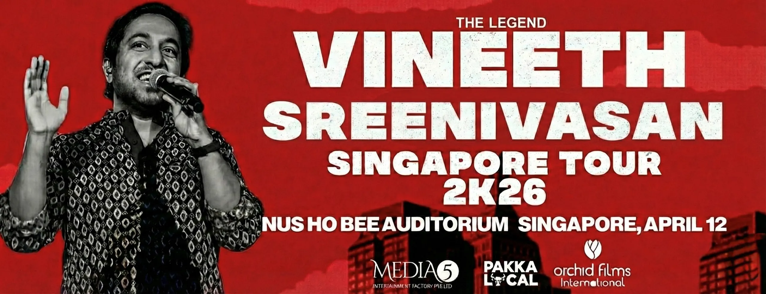 Vineeth Sreenivasan Live in Singapore