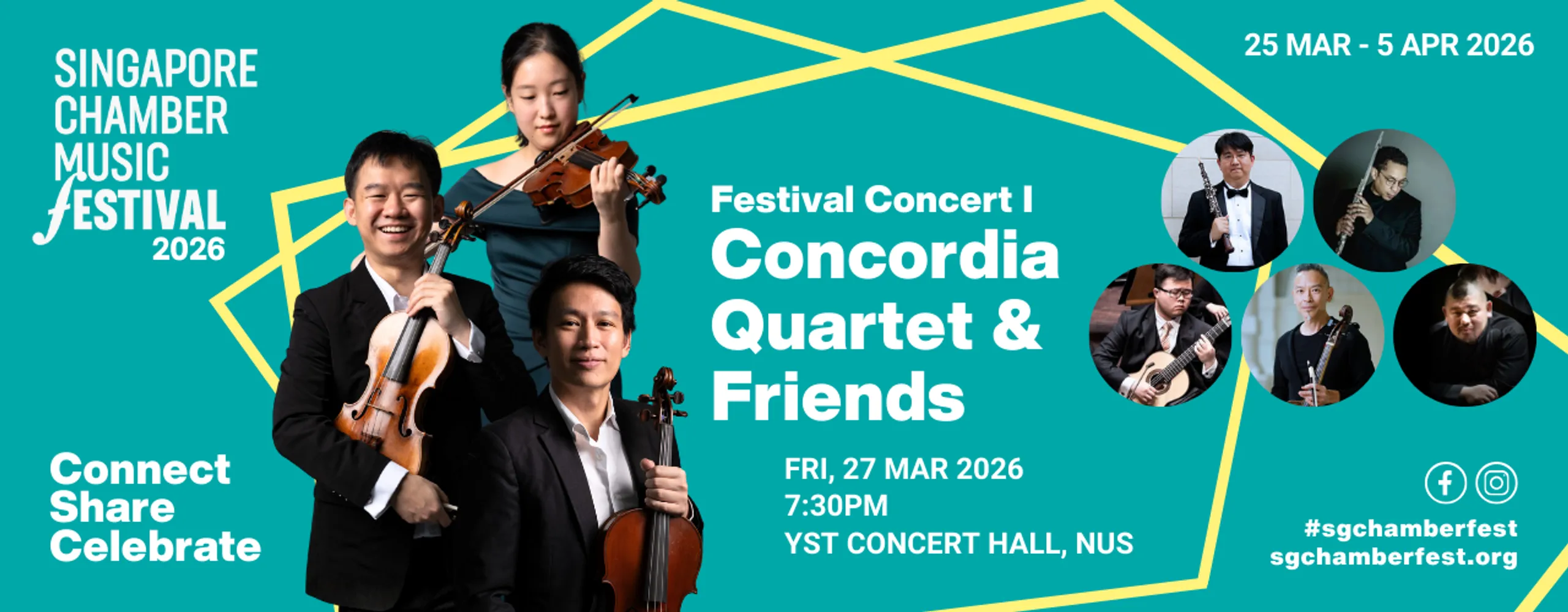 Festival Concert I: Concordia Quartet & Friends