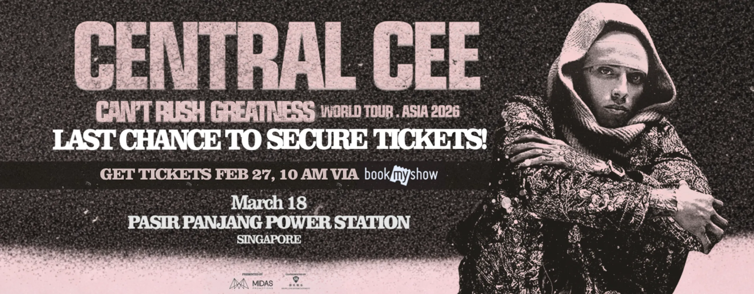 Central Cee – CAN’T RUSH GREATNESS WORLD TOUR Asia 2026