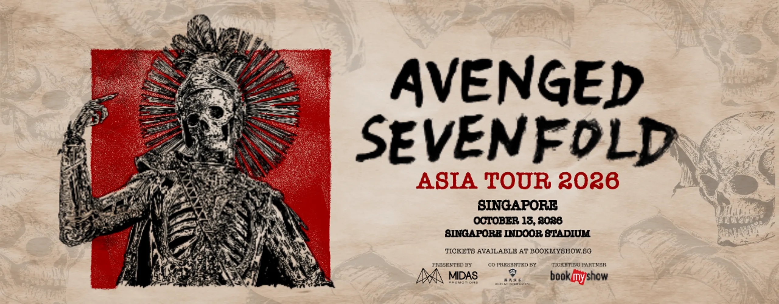 AVENGED SEVENFOLD ASIA TOUR 2026