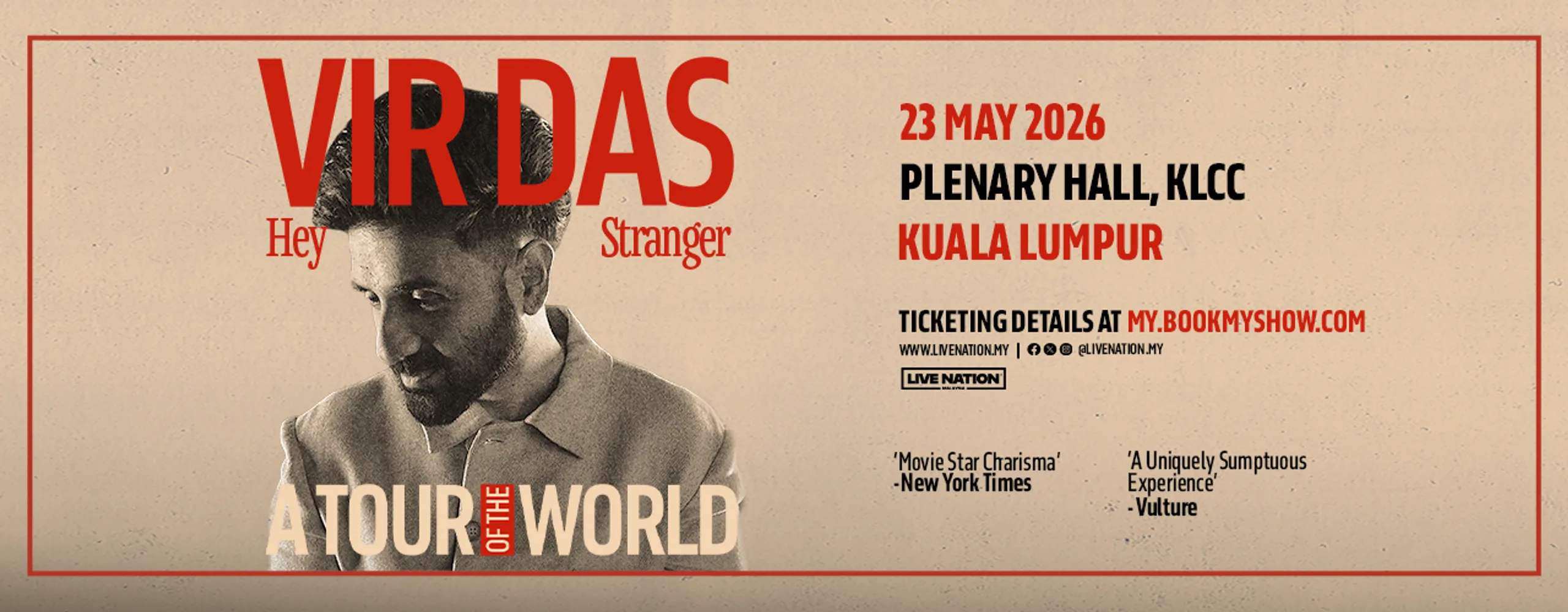 Vir Das: Hey Stranger - Malaysia