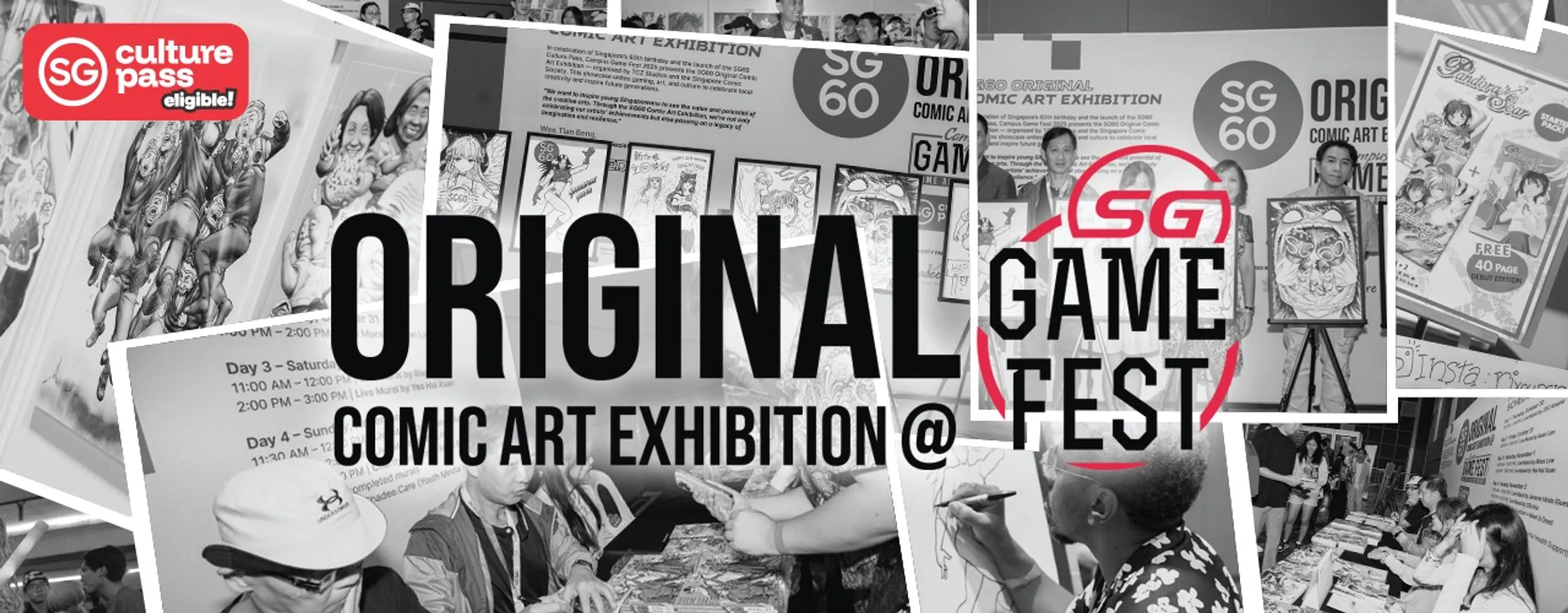 Original Comic Art Exhibition @ SG GAME Fest